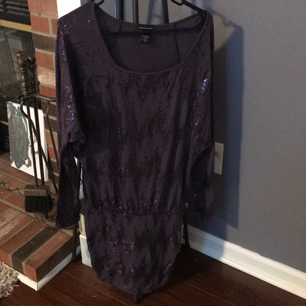 Beautiful purple sequin dress never worn out
